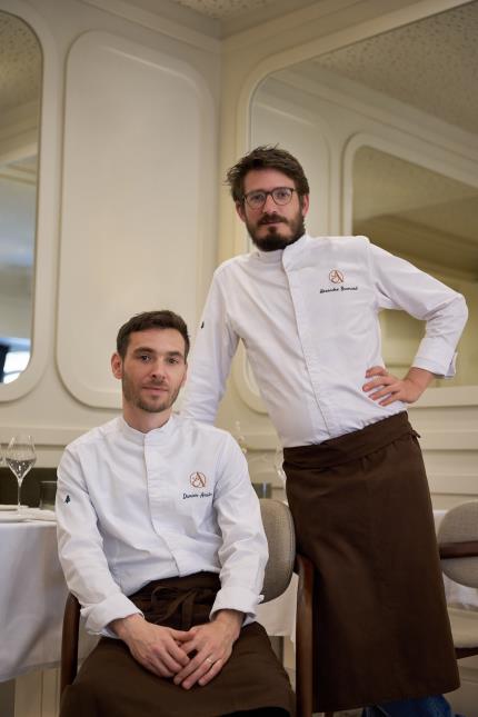 Damien Amilien (à g.) et Alexandre Baumard, restaurant Amicis 