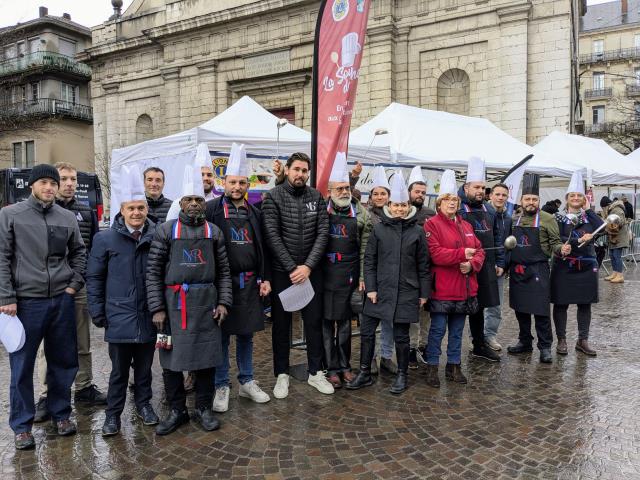Ont participé cette année à cette 11e Soupe des chefs, le lycée Lesdiguières de Grenoble et les...