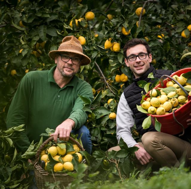 Laurent Gannac et son fils Adrien.