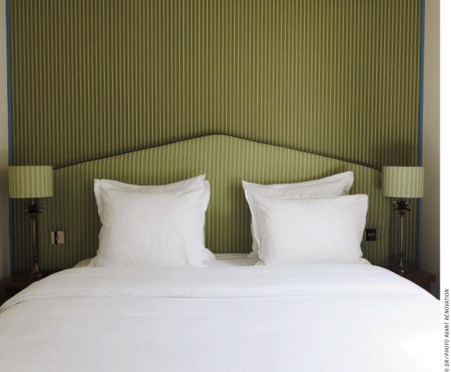 Une chambre de l'hôtel Folie, qui ouvrira d'ici la fin de l'année. 