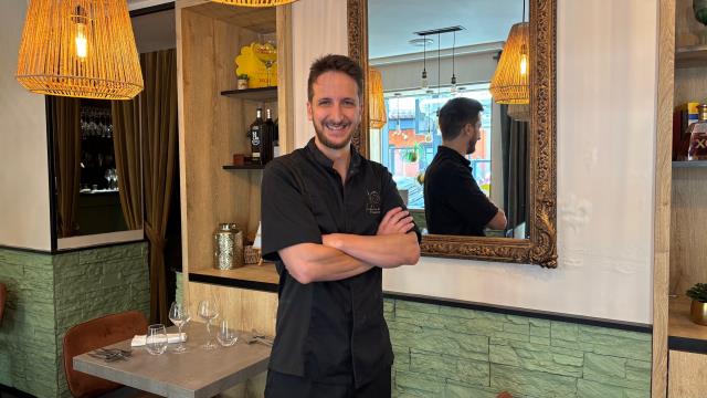 Le Chef du restaurant Influence, Aurèle Gasperoni