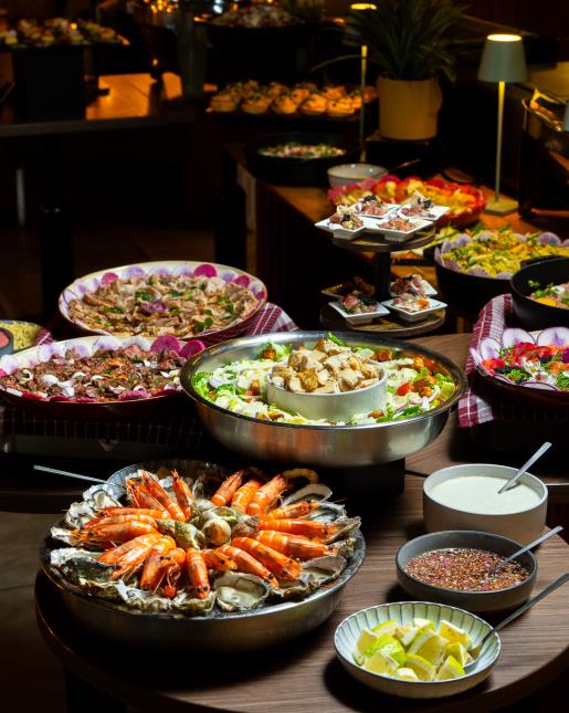 Profusion et générosité sont des marqueurs forts des brunchs, comme à l'hôtel Drawing House, à...