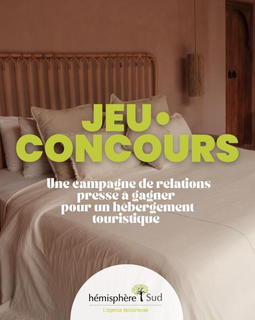 Le concours permet de gagner une campagne de relations presse de 6 mois