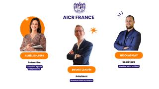 Le nouveau bureau de l'AICR France. 