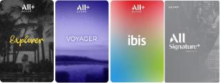 Accor All plus compte quatre options d’abonnement  : Explorer, Voyager, ibis et Signature.
