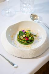 Escargots de Provence – Poutargue, Ortie, Salicorne, Amandes Fraîches