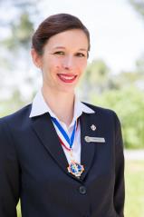 Claire Dupleix, MOF réceptionniste 2015.