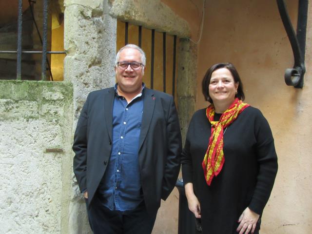 Laurent Duc, président UMIH de la branche hôtellerie et Béatrice Rondy, présidente du GNC Rhône-Alpes-Auvergne Lyon.