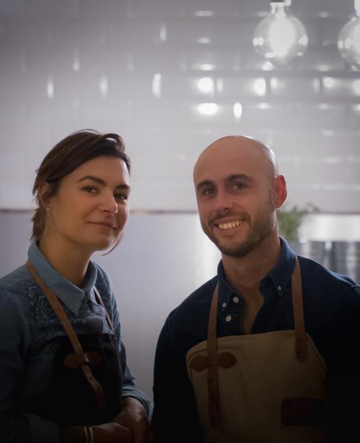 Elodie Pichard, en cuisine, et Jérémie Desbieys, en salle, ont ouvert ensemble le restaurant CRU