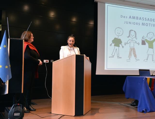 Intervention des élèves du lycée rené Auffray