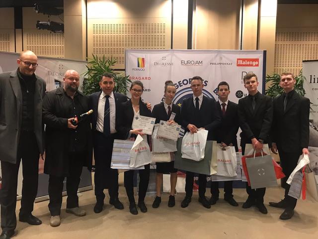 Les candidats et le jury de la coupe Georges Baptiste Grand Est avec Franck Languille