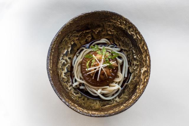 Udon et daikon, canard hache