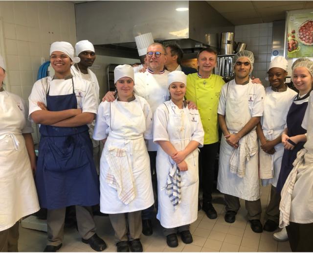 Découverte de la production et visite des cuisines du Lycée
