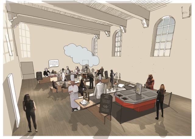 La Cité mettra notamment en valeur la gastronomie lyonnaise au sein d'un espace qui reconstituera un banquet où figureront des chefs emblématiques et des objets inédits : piano de Paul Bocuse, films, menus...