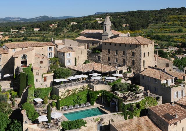 L'hôtel de Crillon-le-Brave, dans le Vaucluse.