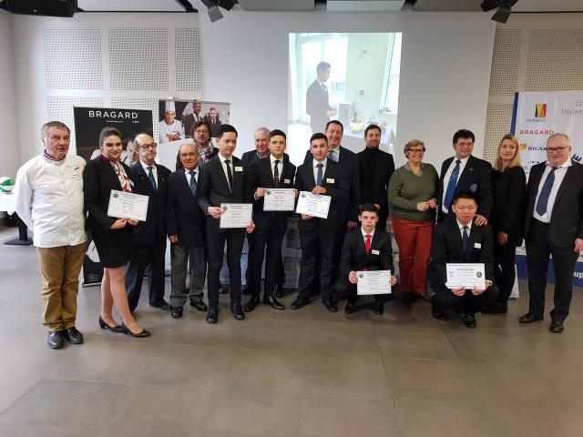 Les candidats de la coupe régionale CGB ile-de-France et les membres du jury