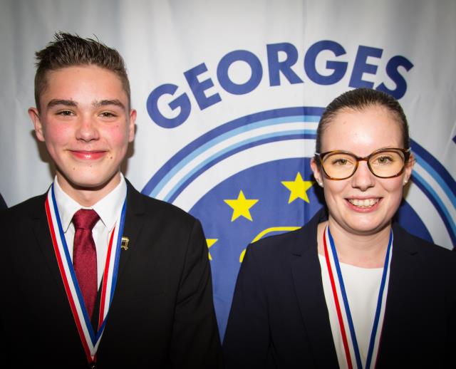 Yanis Chaux et Pauline Gachet-Froidurot, lauréats de l'édition 2019 de la Coupe Georges Baptiste