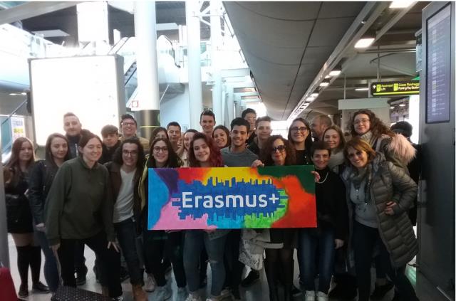 Les protagonistes du projet Erasmus Sicile/Sud-Ouest