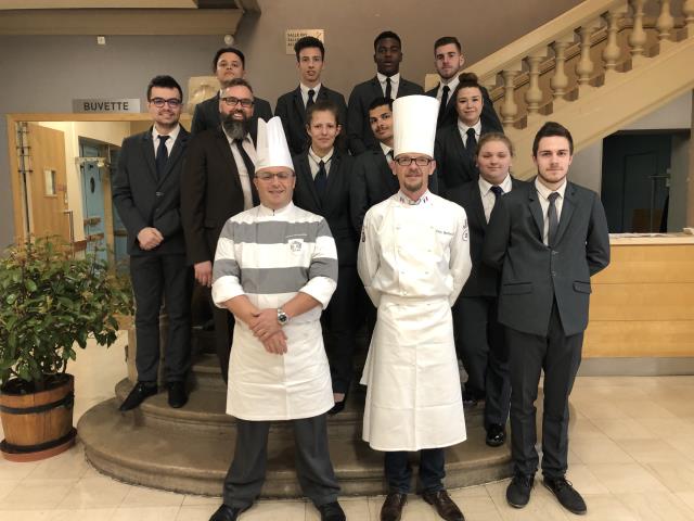 les BTS MHR du lycée Pontarcher avec Jean-François Favier et Cédric Herbeval