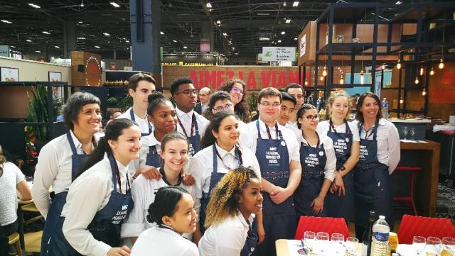 L'équipe du lycée Renée Bonnet ambassadeur des produits de terroir