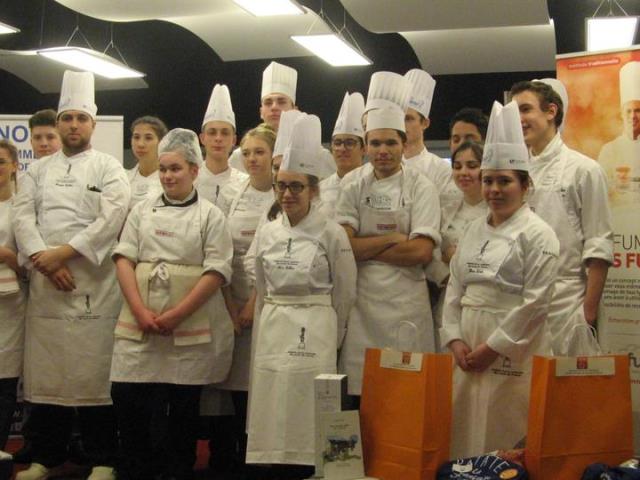 Les candidats du Trophée des Jeunes Cuisiniers des Hauts de France 2019
