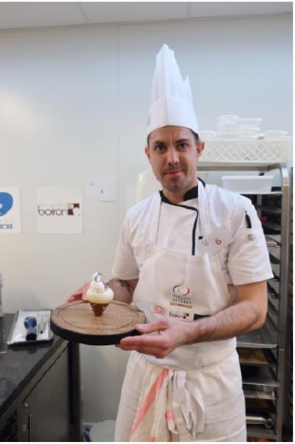 Romain Alain – restaurant L'Hoirie à Beaucouzé (49) avec son dessert « Pour Toi »