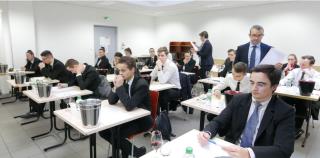 MC Sommellerie du lycée et quelques jeunes professionnels de la région.