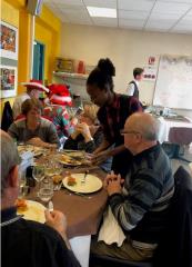 160 couverts ont été servis par la brigade du restaurant d'application de Camille Claudel