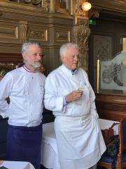 Mathieu Viannay, chef invité de Michel Rostand au Train Bleu.