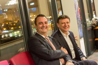 de g. à d., Thierry Rochet, président de Neho France et Patrick Boero, directeur général