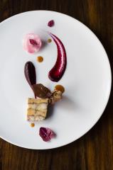 Pressé de foie gras et anguille fumée signé Nobuyuki Akishige