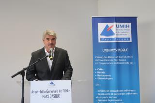 Jean-Pierre Istre, président de l'Umih Pays Basque