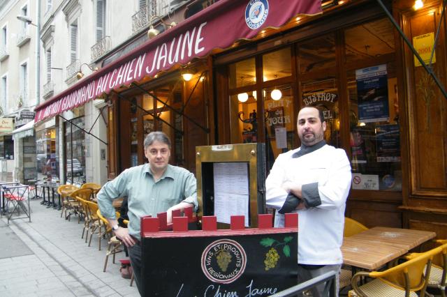 Xavier Aubrun et Olivier Imbert au Chien Jaune