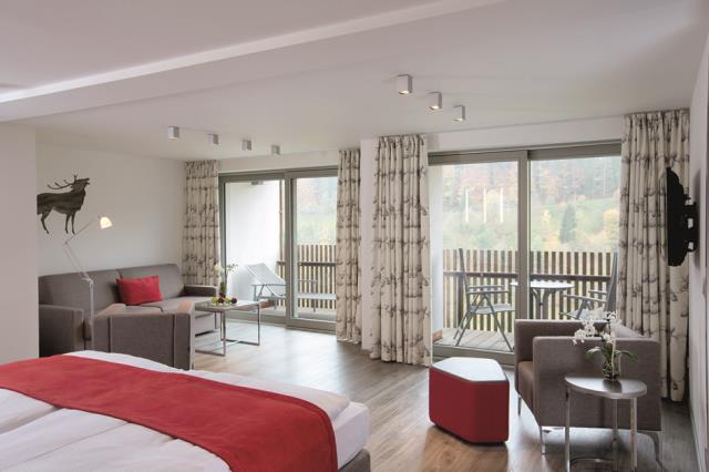 L'annexe est disposée plein sud, avec des chambres toutes orientées face au soleil.