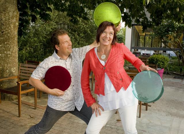 Sylvain et Marie Pierre Guillemot jouent de couleurs et de transparences dans leur nouvelle Auberge du Pont d'Acigné