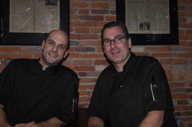 Alexandre Saint-Pierre (à gauche) et François Mazzuchin : l'ambition d'une cuisine de qualité dans un lieu tendance