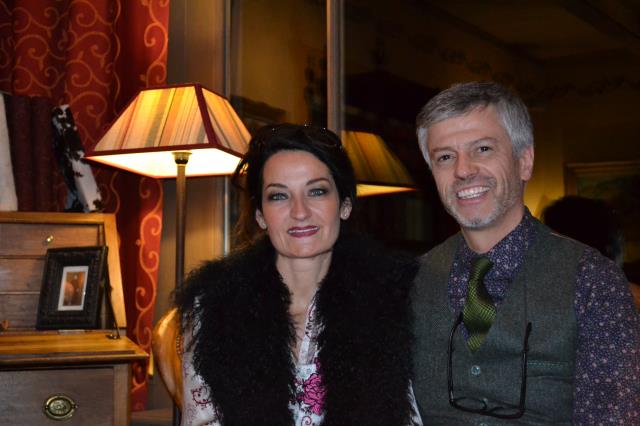 Anne Françoise et Claude Buchs. propriétaires de l'hôtel Bella Tola en Suisse.