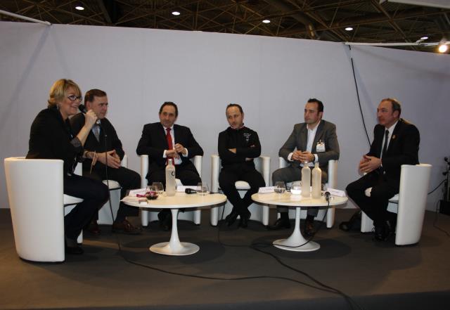 La table ronde réunissait des professionnels issus de différentes filières du vin : vigneron, caviste, sommelier, professeur...
