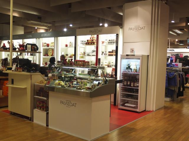 Jusqu'à 7 janvier, le Printemps de la Valentine acceuille un corner dédié aux produits du chef Gérald Passédat.