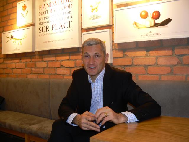 'Nous ne proposons pas de formules, les clients ont la liberté de composer leurs plateau', explique Stéphane Klein, directeur général France de Pret A Manger.