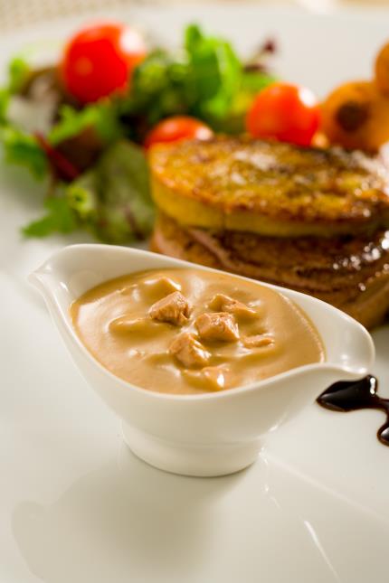 La sauce au foie gras.