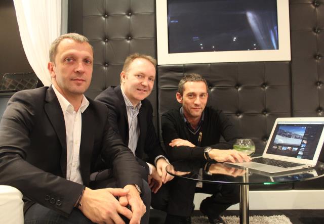 De g. à d.: Marc Rousseau, CEO, Yannick Gavelle, Directeur Général et Jérôme Cheval, directeur de la rédaction de Luxury Dream Hotels