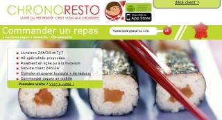 Chronoresto, site de vente et de livraison de repas en ligne