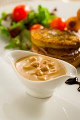 La sauce au foie gras.