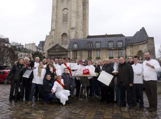 La galette du coeur des disciples d'Auguste Escoffier.