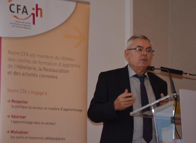 Richard Alexandre, directeur du CFA Médéric, a évoqué le bac pro 3 ans.
