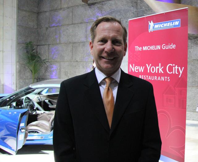 Mickael Ellis directeur du guide Michelin pour qui 'New-York est une source d'inspiration créatrice pour les chefs'.