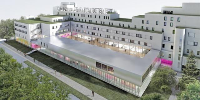 Le nouveau lycée prévu pour 2016.