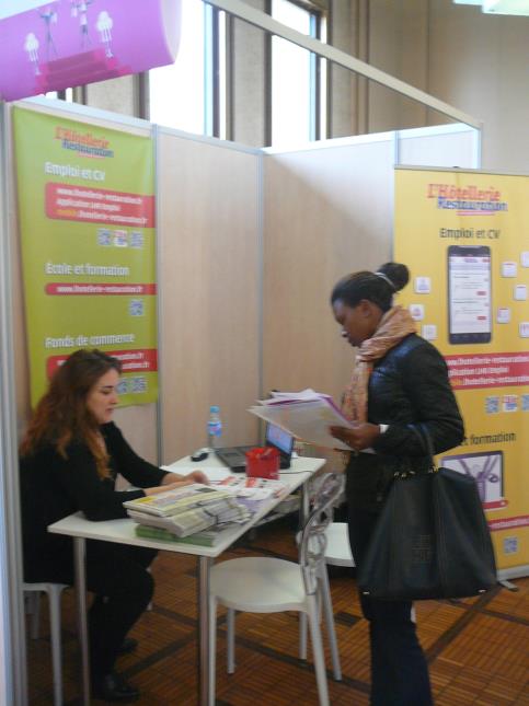 L'Hôtellerie-Restauration y tenait un stand.