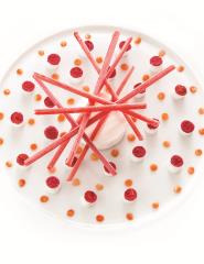 Le mikado de fruits rouges.
